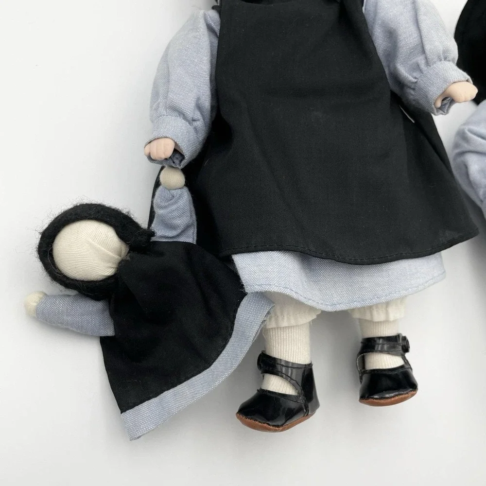 Artisan Way Amish‎ Doll Set Of 2 Boy And Girl With Doll 10